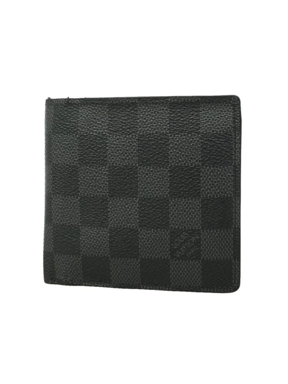 Louis Vuitton Wallet Damier Graphite Portefeuille Marco Black Gray